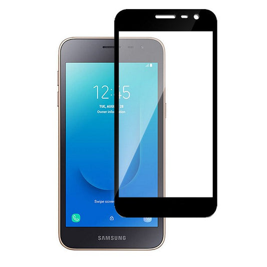 FULL EDGE TEMPERED GLASS FOR SAMSUNG J2 CORE - BLACK (105)