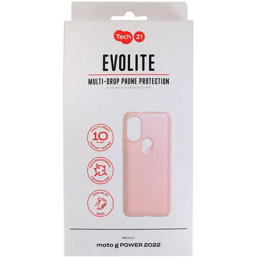 Moto G Play 2023, Moto G Pure, Moto G Power (2022) TECH21 EVO LITE CASE - DUSTY PINK (1103642)