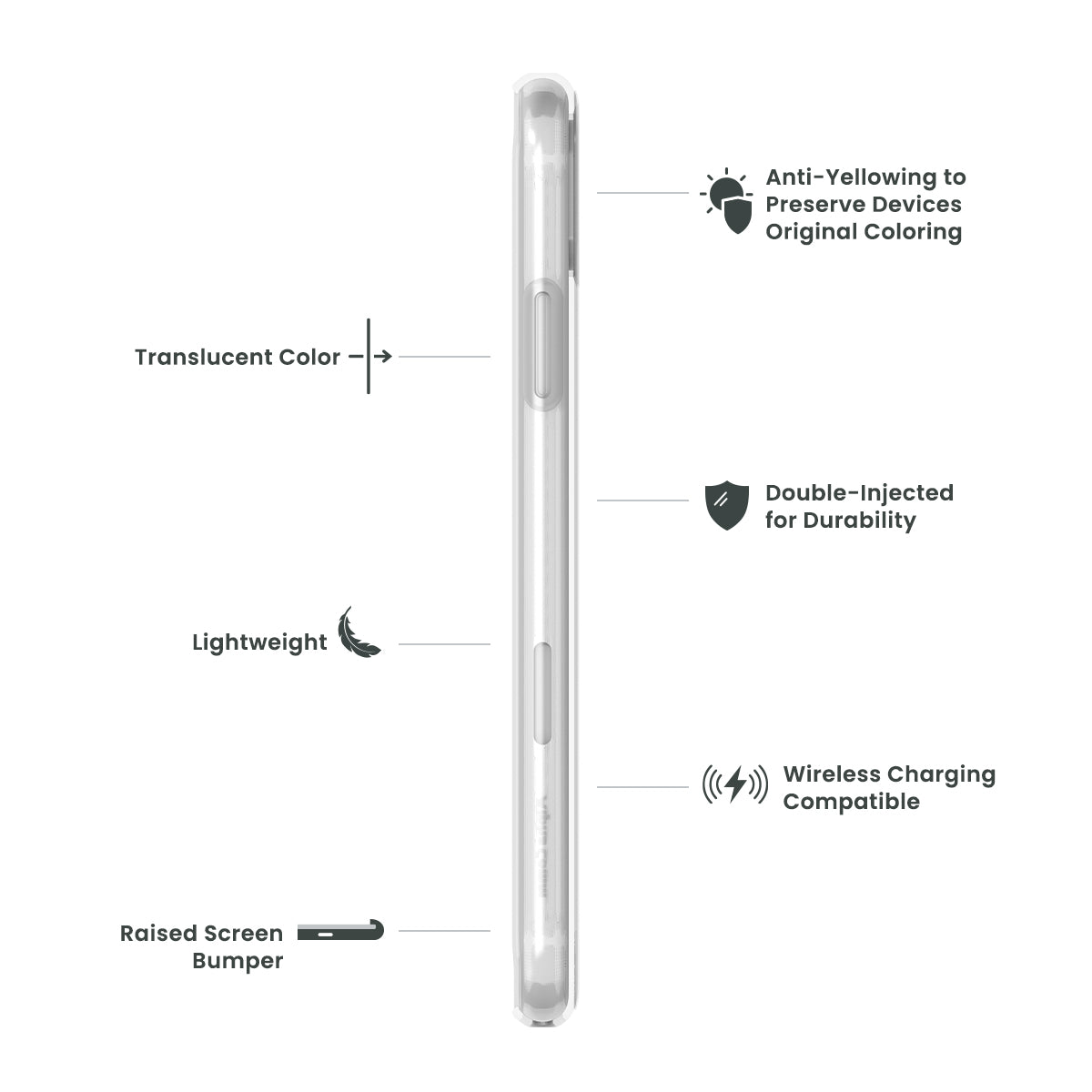 Apple Iphone XR Quikcell Icon Tint Protective Case - Ice (1102856)