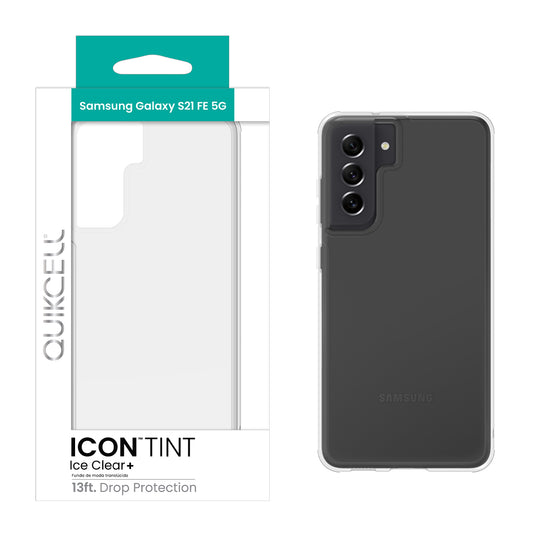 Samsung Galaxy S21 FE/FE 5G QUIKCELL ICON TINT Transparent Case - ICE (1104075)
