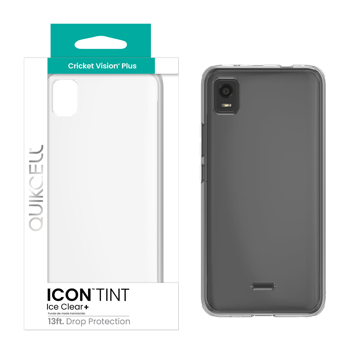 Cricket Vision Plus Quikcell ICON TINT Transparent Case - ICE (1103858)