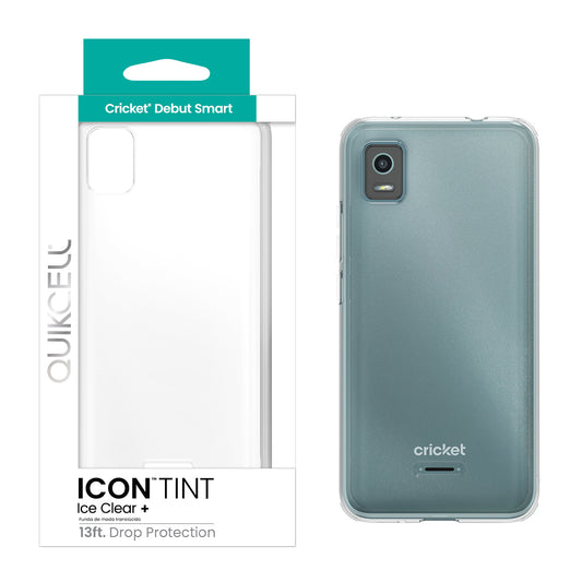 QUIKCELL Cricket Debut Smart ICON TINT Transparent Case ICE (1104911)