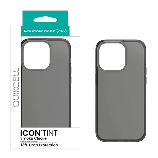 QUIKCELL Apple iPhone 14 Pro ICON TINT Transparent Case SMOKE (1104920)