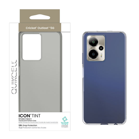 Quikcell Cricket Outlast 5G ICON TINT Translucent Case Smoke (1107614)