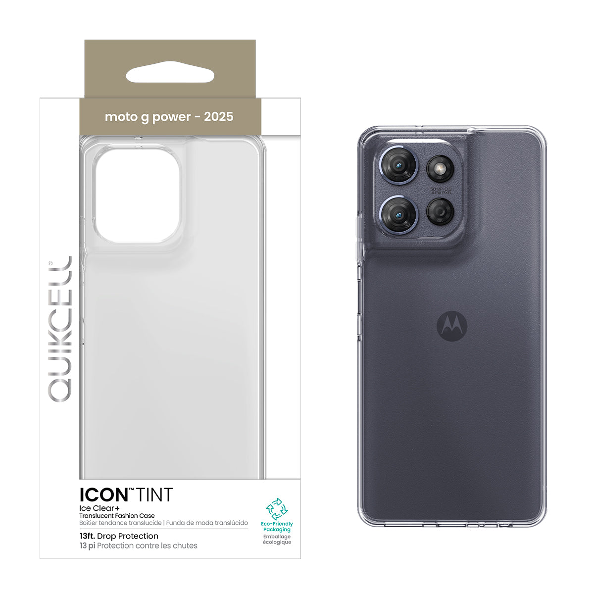 Moto G Power 2025 Quikcell ICON TINT - Translucent Case (1102681)