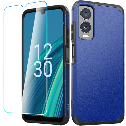Cricket Debut S3 Tough Strong Hybrid + Tempered Glass - Classic Blue (1107659)