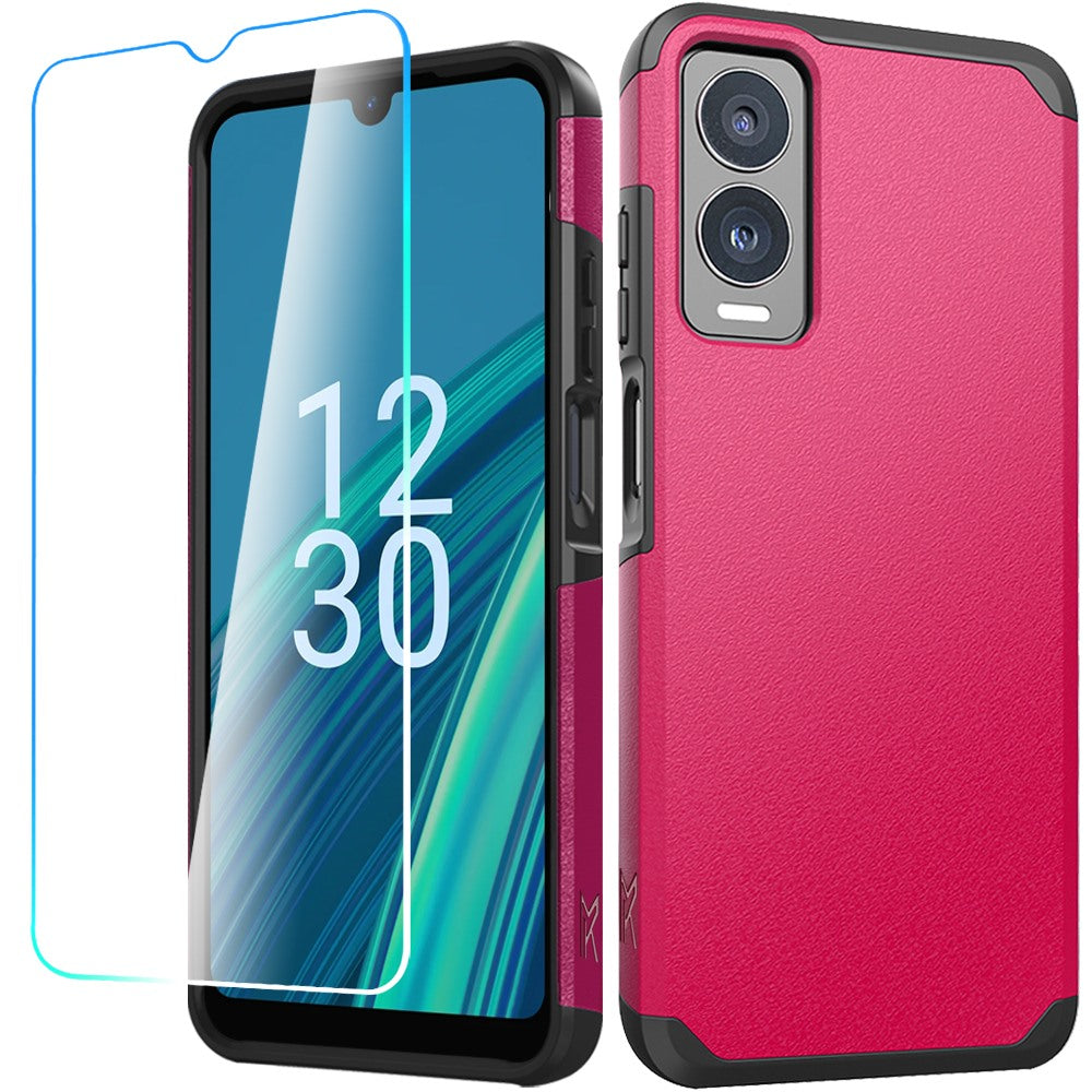 Cricket Debut S3 Tough Strong Hybrid + Tempered Glass - Hot Pink (1107662)
