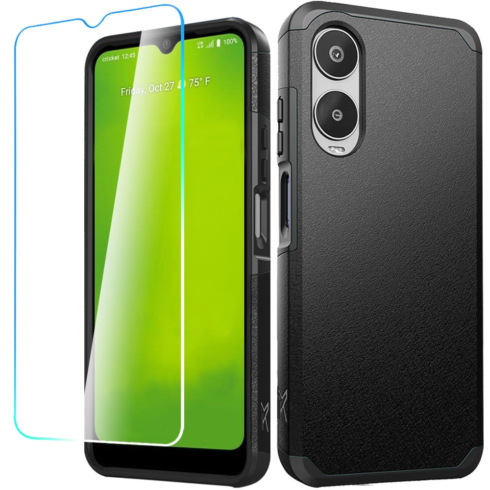 Cricket Icon 6 Tough Strong Hybrid + Tempered Glass - Black (1107166)