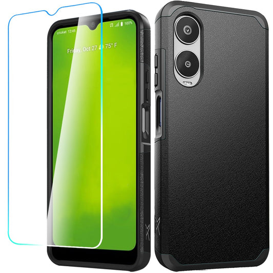 Cricket Icon 6 Tough Strong Hybrid + Tempered Glass - Black (1107166)