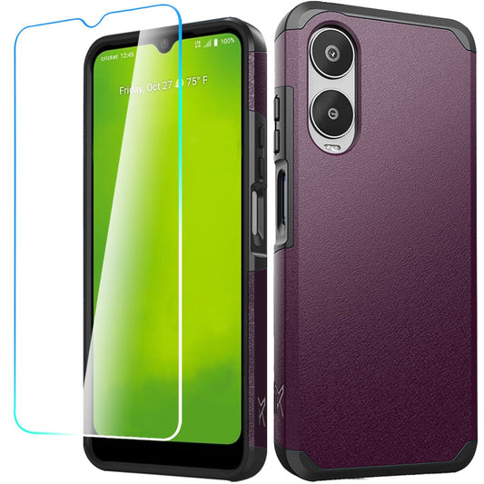 Cricket Icon 6 Tough Strong Hybrid + Tempered Glass - Dark Purple (1107164)