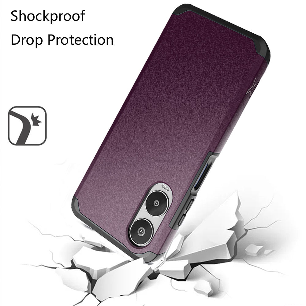 Cricket Icon 6 Tough Strong Hybrid + Tempered Glass - Dark Purple (1107164)