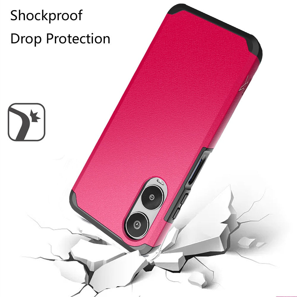 Cricket Icon 6 Tough Strong Hybrid + Tempered Glass - Hot Pink (1107162)