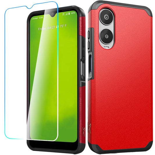 Cricket Icon 6 Tough Strong Hybrid + Tempered Glass - Red (1107161)
