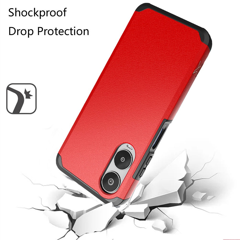 Cricket Icon 6 Tough Strong Hybrid + Tempered Glass - Red (1107161)