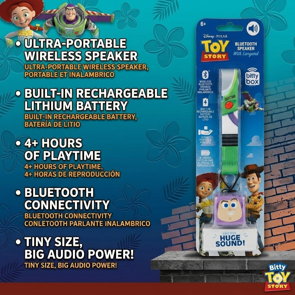 BITTYBOX LANYARD SPEAKER LICENSED - TOY STORY (1107921) (MSRP $49.99)