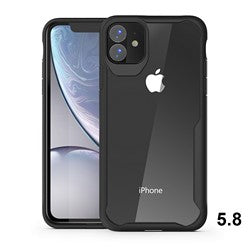 Apple iPhone 11 PRO 5.8" U6 TOUGH HYBRID CASE - BLACK (4214)