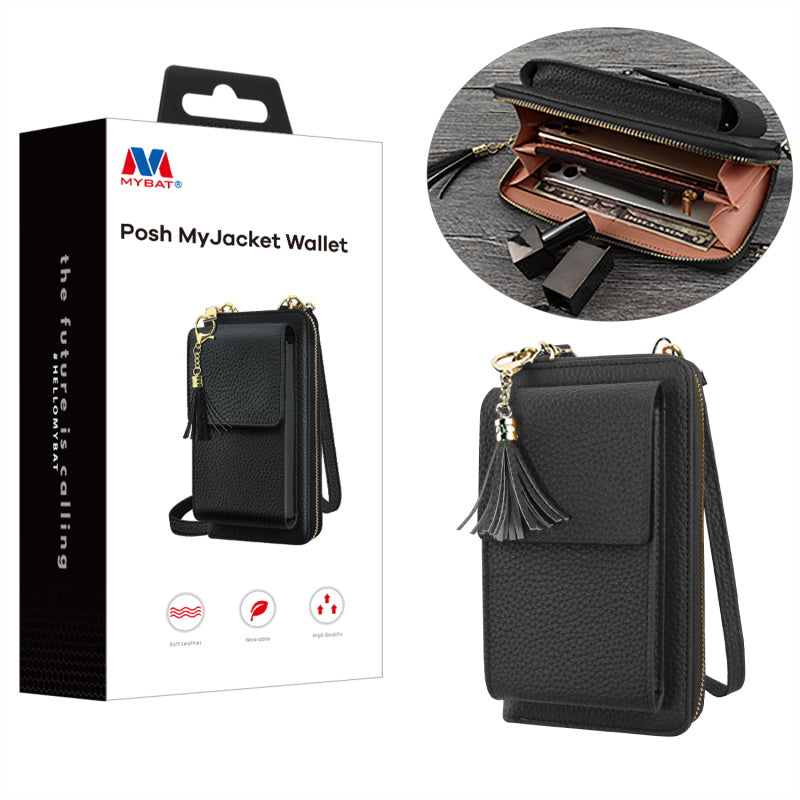 MyBat Universal Lady's Vertical Posh MyJacket Wallet - Black (1104814)