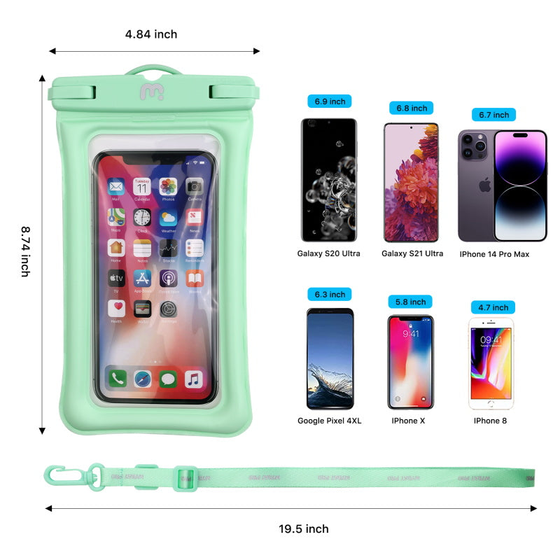 MyBat Pro AquaLock Universal Floating Waterproof Pouch – Mint (1107788)