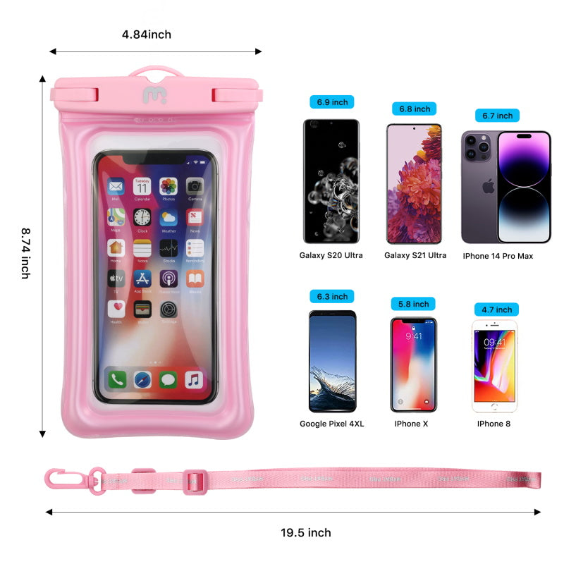 MyBat Pro AquaLock Universal Floating Waterproof Pouch – Pink (1107789)