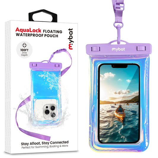 MyBat AquaLock Universal Floating Waterproof Pouch - Iridescent Purple (1102921)