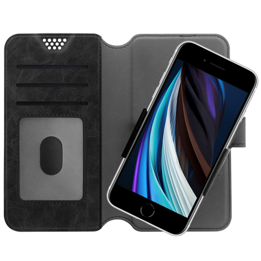 Prodigee Large Universal Wallet’s adjustable design fits any smartphone 5.8” – 6.1” - BLACK (1105341)