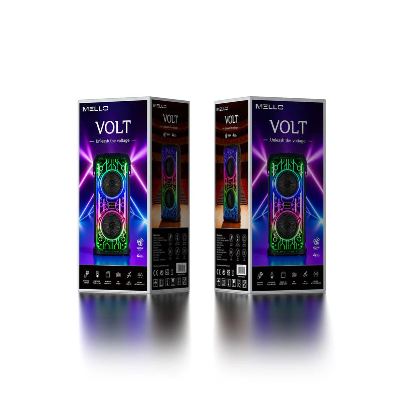 MELLO VOLT 2X4 INCH 1000 WATTS SPEAKER (1107583)(MSRP $109.99)