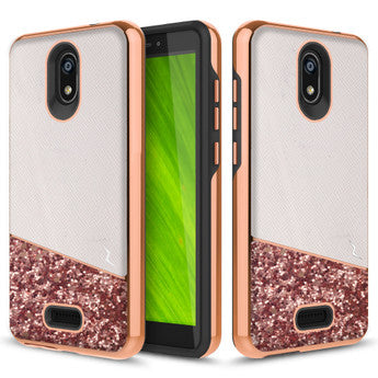 CRICKET ICON SMARTPHONE ZIZO WANDERLUST Series Case (Rose Mist) (4191)