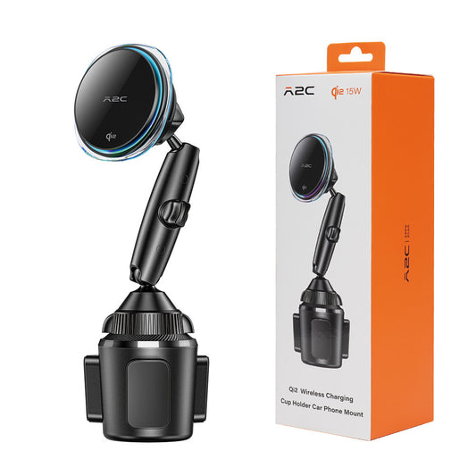 A2C for Qi2 Cup Holder Charger 15W Wireless MagSafe Car Mount with Semiconductor Cooler Fast Charging Fits for iPhone 16 15 14 13 12 Series, for Magnetic iPhone Car Accessories  ( 1103719) (MSRP $89.99) (Copy)
