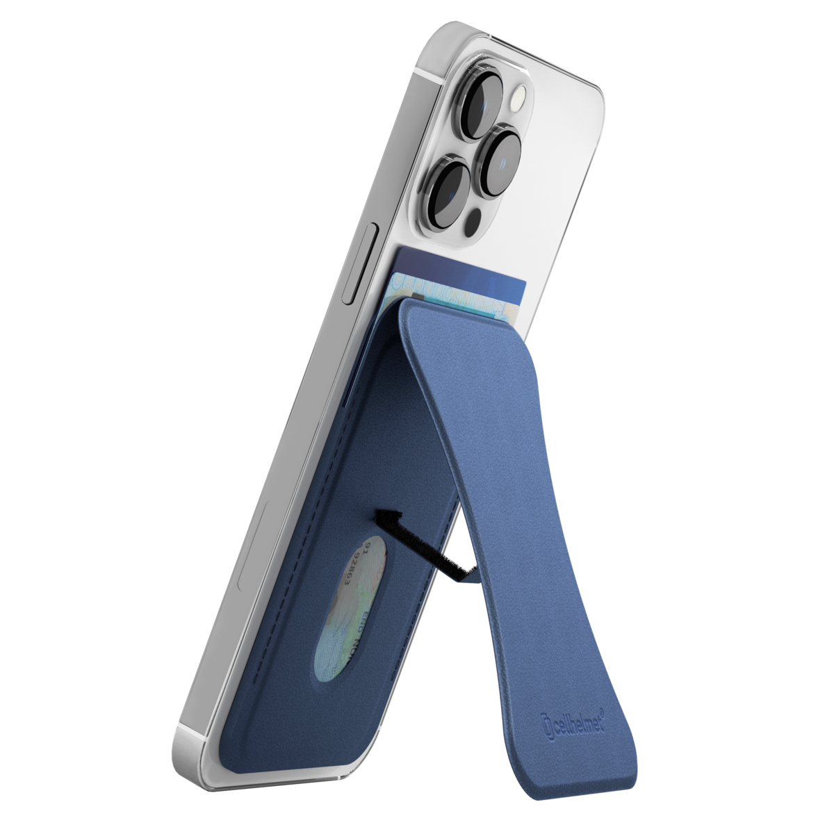 MagSafe Compatible Wallet with Kickstand - Deep Sea Blue  ( 1107871) (MSRP $49.99)