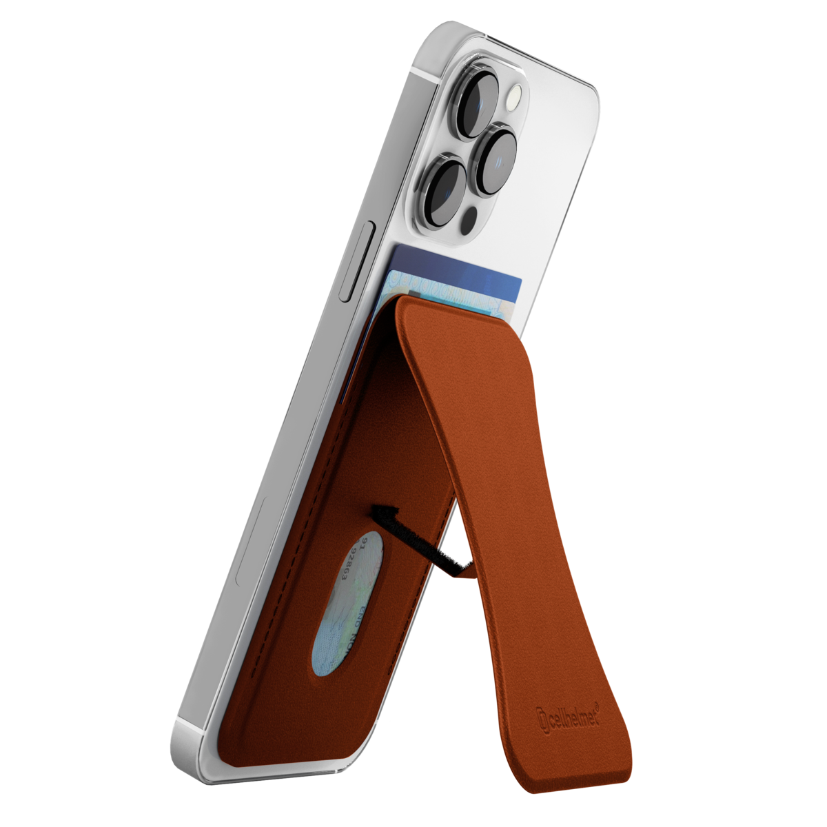 MagSafe Compatible Wallet with Kickstand - Brown ( 1107873) (MSRP $49.99)