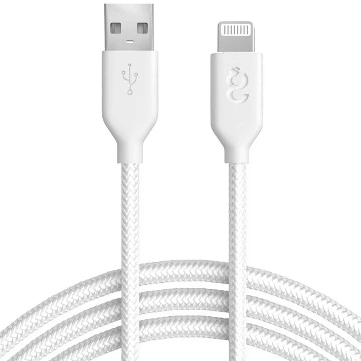 Kaxinsi 5A Max USB-A to Lightning  Bio-Nylon cable - White  ( 1108037) (MSRP $39.99)