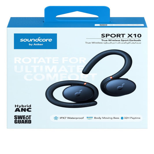 Soundcore by Anker Sport X10 In-Ear Noise Cancelling True Wireless Earbuds (1103144) (MSRP $99.99)