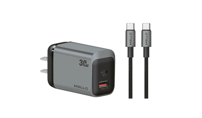 MELLO SURGEMAX X16 ADAPTER 30W TYPE-C BLACK ( 1107940) (MSRP $59.99)