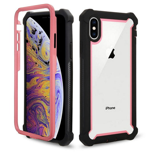 iPHONE XS MAX COMBO CASE - PINK (1495)