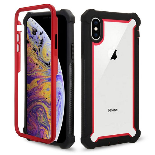 iPHONE XS MAX COMBO CASE - RED (1491)