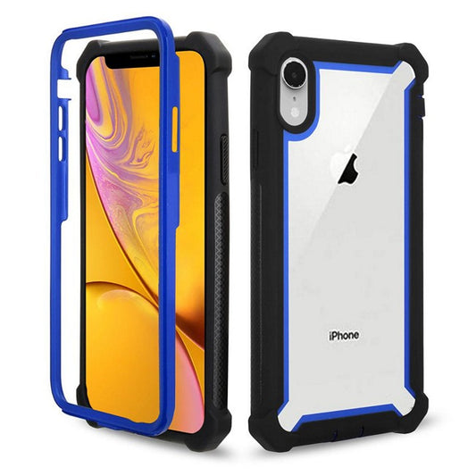iPHONE XS MAX  COMBO CASE - BLUE (1493)