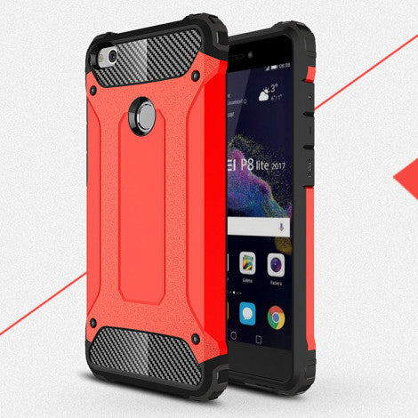 iPhone 7/8 Plus Hybrid Armor TPU PC Case Red (1665)