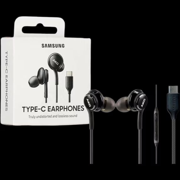 Samsung Galaxy Note10+ 5g AKG Wired Earbuds with Microphone, High-Resolution Audio, Noise-Isolating In-Ear Headphones, Type-C Connector Inline Remote & Volume Control ( 1108081) (MSRP $39.99)