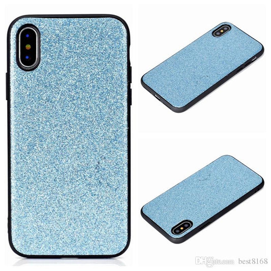 iPhone X/Xs Bling Hybrid Crystal Case - Teal (670)