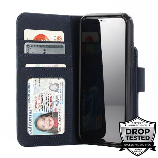 iPhone Xs-Max Wallegee Pro, Navy Blue(347)