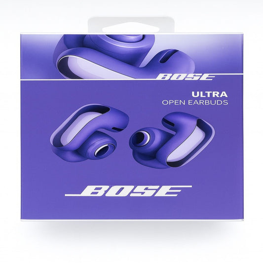 Bose Ultra Open Earbuds - Bluetooth Open Ear Earbuds with OpenAudio for Awareness, Clip-On Design for Comfort, Water Resistant, Up to 48 Hrs of Playtime, Midnight Violet - Limited Edition Color  ( 1103539) (MSRP $259.99)