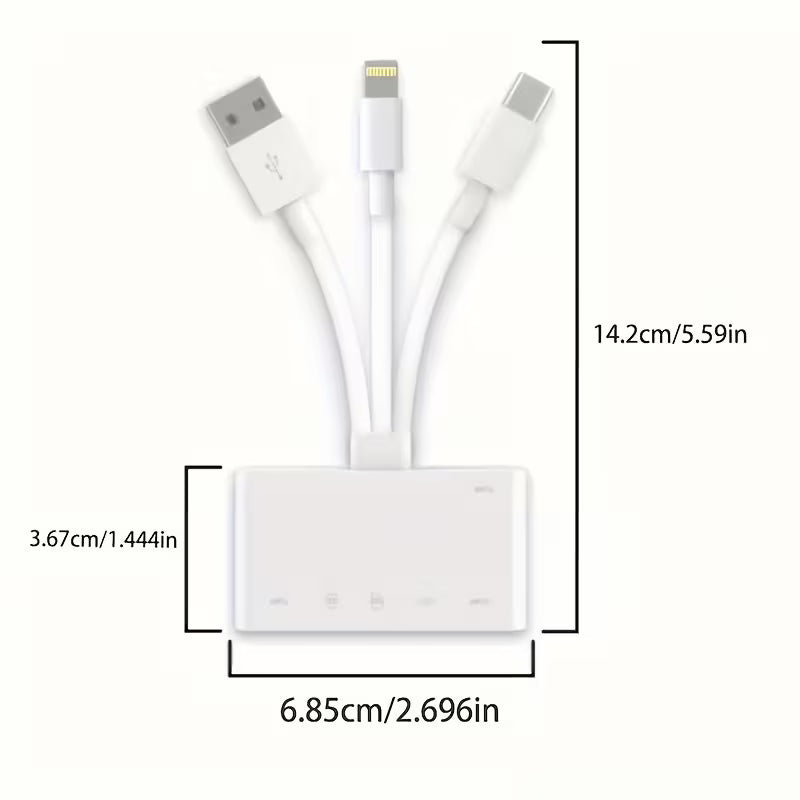 9-in-1 USB-C OTG Adapter And SD/Micro SD Dual-slot Memory Card Reader  (1108121) (MSRP $39.99)