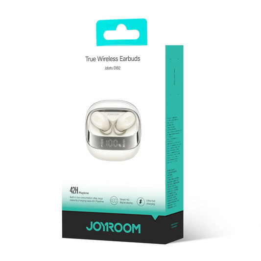 JR-DB2 True Wireless Earbuds with Digital screen- White (1107096)