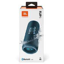 JBL Flip 6 - Portable Bluetooth Speaker, powerful sound and deep bass, IPX7 waterproof, 12 hours of playtime, JBL PartyBoost for multiple speaker pairing - Blue   (1105978)
