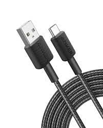 Anker 322 Braided USB-A To USB-C 10' Cable - Black  (1105999)