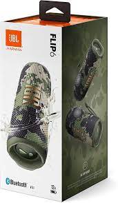 JBL Flip 6 - Portable Bluetooth Speaker, powerful sound and deep bass, IPX7 waterproof, 12 hours of playtime, JBL PartyBoost for multiple speaker pairing - Squad   (1106513)