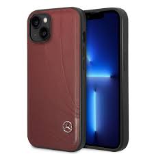 IPHONE 15 PLUS/14 PLUS - LEATHER RED CASE NEW WAVE III - MERCEDES-BENZ (1106540)