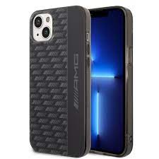 IPHONE 15 PLUS/14 PLUS - PC/TPU BLACK FROSTED PC CASE CARBON PATTERN - AMG (1106542)