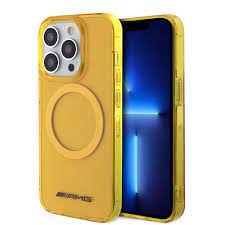 IPHONE 15 PRO - PC/TPU CLEAR YELLOW MAGSAFE CASE - AMG (1106592)
