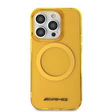 IPHONE 15 PRO - PC/TPU CLEAR YELLOW MAGSAFE CASE - AMG (1106592)